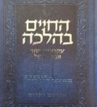 החיים בהלכה מוקטן 120 160 החיים בהלכה מוקטן 120 160
